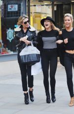 ABIGAIL ABBEY CLANY Out Shopping in Manchester