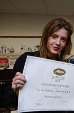 ADELE EXARCHOPOULOS and LEA SEYDOUX Receives Palme D