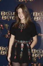 ADELE EXARCHOPOULOS at La Belle and La Bete Premiere at Gaumont Opera in Paris