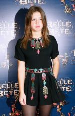 ADELE EXARCHOPOULOS at La Belle and La Bete Premiere at Gaumont Opera in Paris