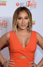 ADRIENNE BAILON at Go Red for Women, The Heart Truth Fashion Show in New York 