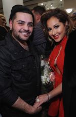 ADRIENNE BAILON at Michael Costello Fashion Show in New York