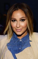 ADRIENNE BAILON at Son Jung Wan Fashion Show in New York