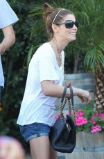 AHLEY GREENE in Jeans Shorts Out in Los Angeles