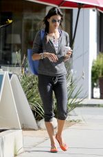 ALESSANDRA AMBROSIO at Heading to Caffe Luxxe for a Morning Coffee