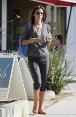 ALESSANDRA AMBROSIO at Heading to Caffe Luxxe for a Morning Coffee