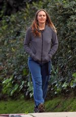 ALICIA SILVERSTONE Out and About in Hollywood Hills