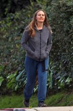 ALICIA SILVERSTONE Out and About in Hollywood Hills