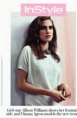 ALLISON WILLIAMS in Instyle Magazine, February 2014 Issue