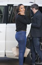 ALXANDRA BURKE in Tight Jeans Leaves ITV Studio in London