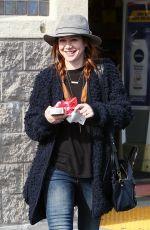 ALYSON HANNIGAN at CVS in Santa Monica