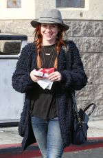 ALYSON HANNIGAN at CVS in Santa Monica