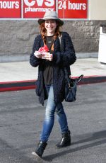 ALYSON HANNIGAN at CVS in Santa Monica