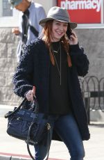 ALYSON HANNIGAN at CVS in Santa Monica