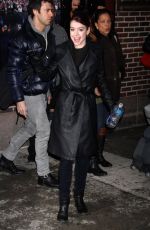 ALYSON HANNIGAN at The Late Show with David Letterman in New York