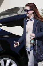 ALYSON HANNIGAN Out Shopping in Brentwood