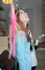 ALYSON HANNIGAN Shopping at Cartier in Beverly Hills