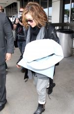 ALYSSA MILANO and Her Pillows at LAX Airport