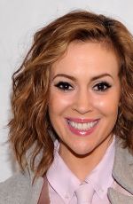 ALYSSA MILANO at Marissa Webb Fashion Show in New York