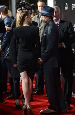 AMBER HARD and Johnny Depp at 3 Days to Kill Premiere in Los Angeles