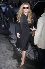 AMBER HEARD at the Late Show with David Letterman in new York
