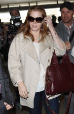 AMY ADAMS at LAX Airport in Los Angeles