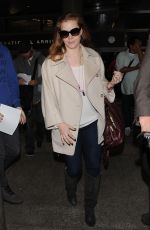 AMY ADAMS at LAX Airport in Los Angeles