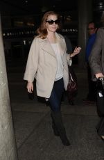 AMY ADAMS at LAX Airport in Los Angeles