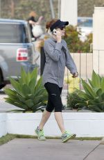AMY ADAMS in Leggings Out and About in West Hollywood