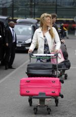 AMY WILLERTON at Heathrow Airport in London