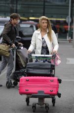 AMY WILLERTON at Heathrow Airport in London