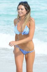 ANASTASIA ASHLEY in Bikini at a Beach in Miami