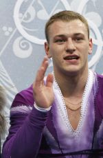 ANDREA DAVIDOVICH and Evgeni Krasnopolski at 2014 Winter Olympics in Sochi