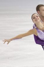 ANDREA DAVIDOVICH and Evgeni Krasnopolski at 2014 Winter Olympics in Sochi