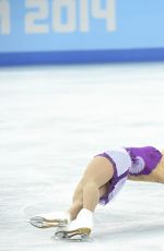 ANDREA DAVIDOVICH and Evgeni Krasnopolski at 2014 Winter Olympics in Sochi