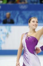 ANDREA DAVIDOVICH and Evgeni Krasnopolski at 2014 Winter Olympics in Sochi