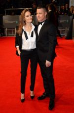 ANGELINA JOLIE and Brad Pitt at 2014 Bafta Awards in London