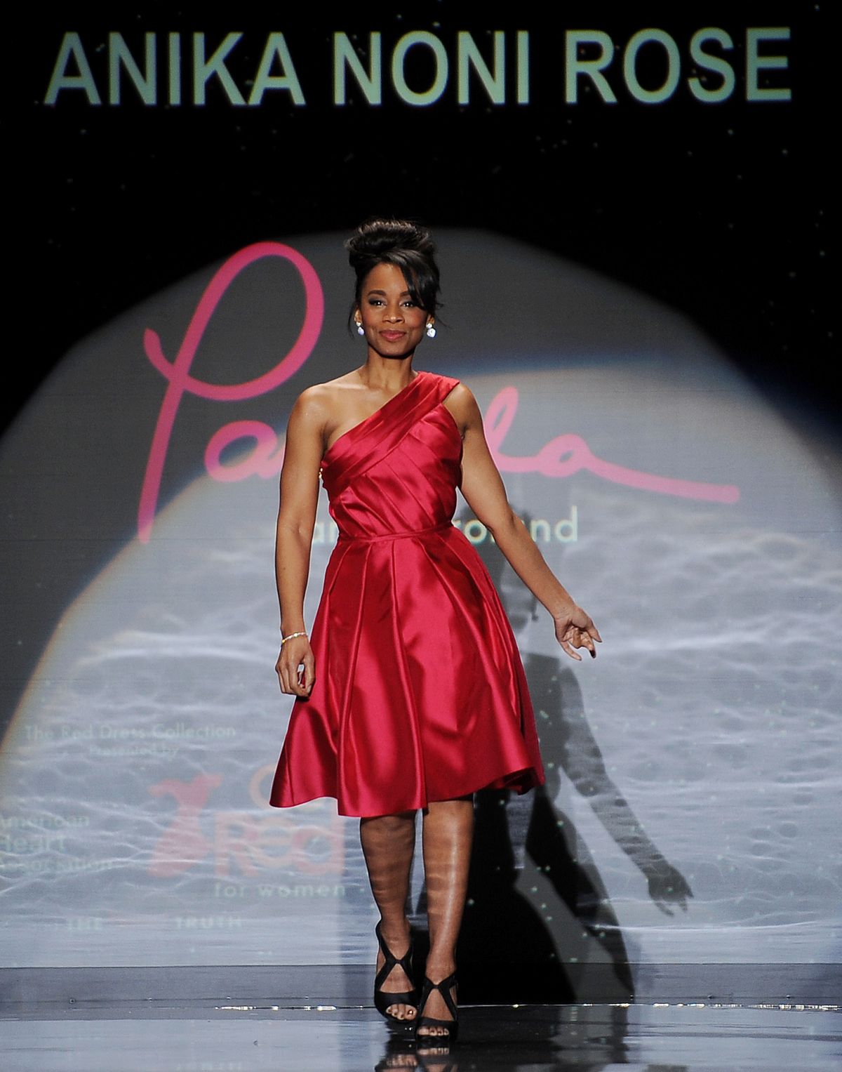 ANIKA NONI ROSE at Go Red for Women, The Heart Truth Fashion Show in New York