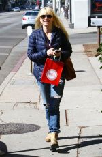 ANNA FARIS in Ripped Jeans Out and About in West Hollywood