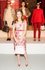 ANNA KENDRICK at Kate Spade Fall 2014 Fashion Show in New York