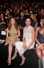 ANNA KENDRICK at Monique Lhuillier Fashion Show in New York