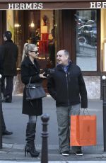 ANNA KOURNIKOVA Out and About in Paris