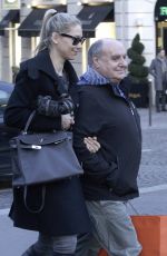 ANNA KOURNIKOVA Out and About in Paris