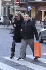 ANNA KOURNIKOVA Out and About in Paris