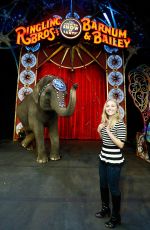 ANNASOPHIA ROBB at Ringling Bros. and Barnum and Bailey Presents Legends in New York