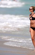 ANNE VYALITSYNA in Bikini at a Beach in Miami