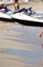 ANNE VYALITSYNA in Bikini at a Beach in Miami