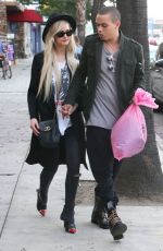 ASHLEE SIMPSON and Evan Ross Out and About in Sherman Oaks