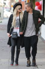 ASHLEE SIMPSON and Evan Ross Out and About in Sherman Oaks
