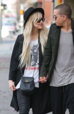 ASHLEE SIMPSON and Evan Ross Out and About in Sherman Oaks